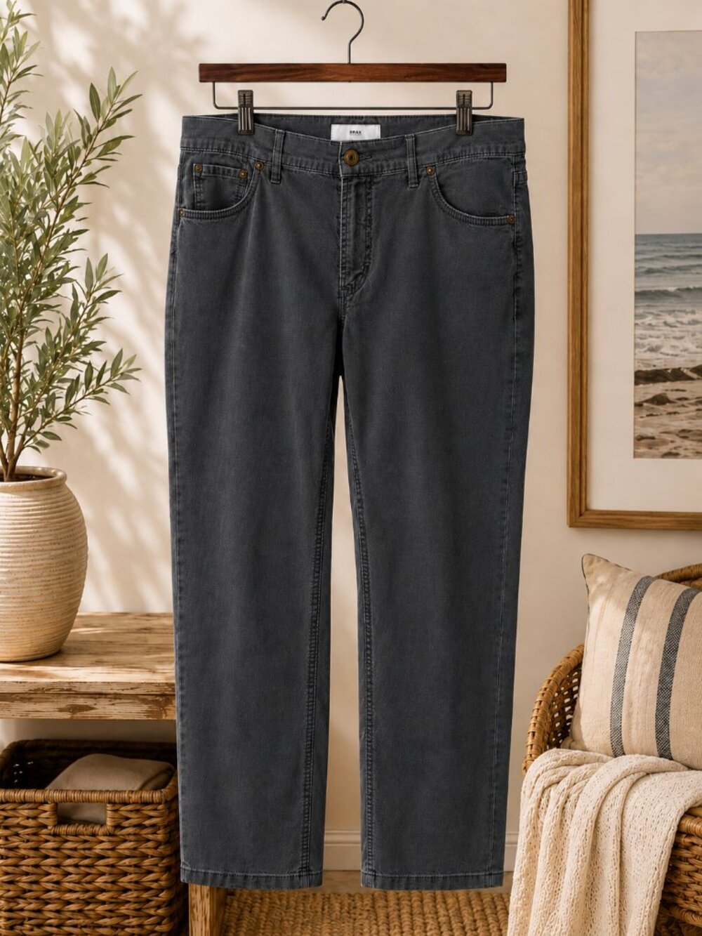BRAX Feel Good Chuck Men’s Jeans Charcoal Gray 36x28